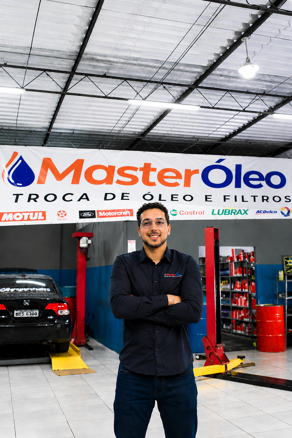 Equipe Master Óleo na oficina em Curitiba